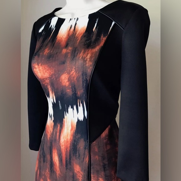 ANTONIO MELANI Hubert Printed Scuba Sheath Dress size 2 - Picture 2 of 7